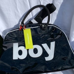 Trumpette Black Schleppbag Boy